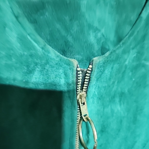 Liz Roberts Robert Elliot Vintage Mid- Length Suede Jacket. Medium - Picture 5 of 5